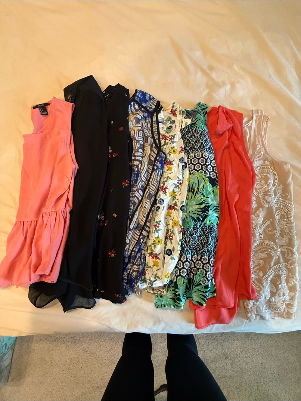 Bundle of Mixed Women's Sleeveless and Lightweight Work Tops - Size XS